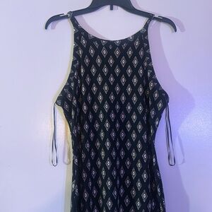 Long maxi geometric dress